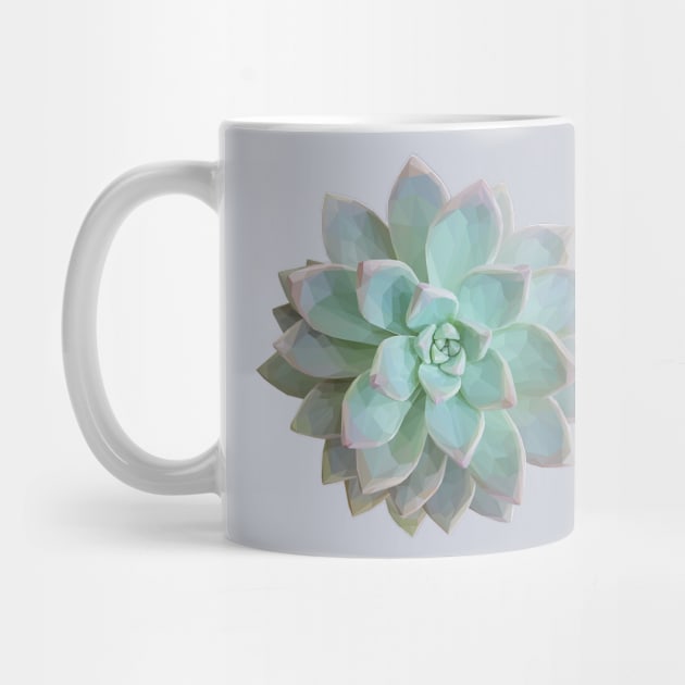 Low Poly Green Succulent by ErinFCampbell